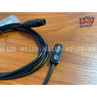 Công tắc dán 2 nút có led kewig