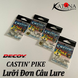 Lưỡi đơn câu lure mồi giả DECOY CASTIN' PIKE - gắn được nhiều loại mồi khác nhau