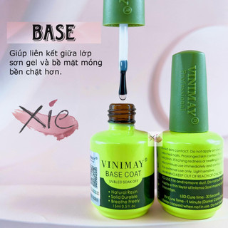 Base top cứng móng, kiềm dầu, phá gel vinimay ✨