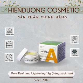 Kem Peel Inno Lightening A 15g (tặng cọ peel) | Peel da A - Inno tái tạo, làm đều màu da, giảm thâm nám