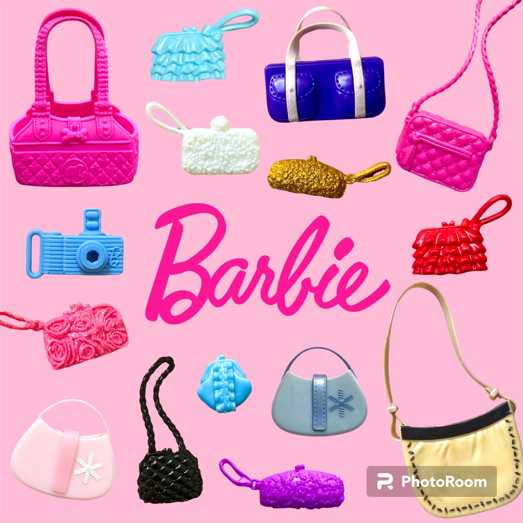 Túi xách ví cầm tay túi đeo cho búp bê Barbie
