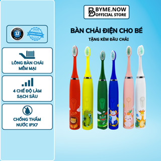 Bàn Chải Điện Cho Bé MUSELOVE Đánh Răng 4 Chế Độ Đánh Sạch Răng, Chải Tự Động Lông Bàn Chải Mềm Mại Không Đau BCD05