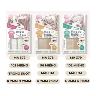 [DAISO] Miếng dán kích mí tàng hình Nhật Bản