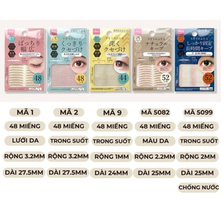 [DAISO] Miếng dán kích mí tàng hình Nhật Bản