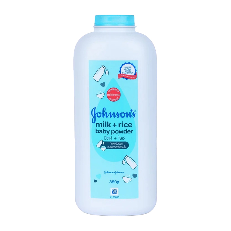 Phấn Johnson's Baby Power Siêu Thơm, Siêu Mịn Thái 380g