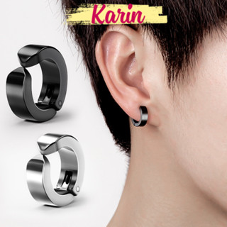  Bông tai nam nữ Square Khuyên kẹp vành tai nam không cần bấm lỗ Thời Trang Karin Accessories Cá Tính 