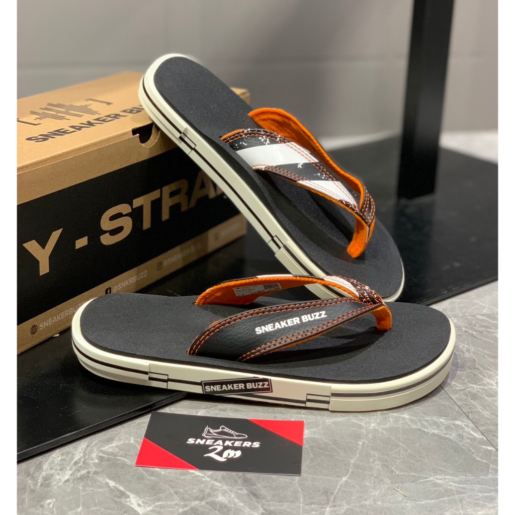 [ 2M Sneaker ] - Dép Sneaker Đen Quai 2 Màu Đế Mới Chính Hãng