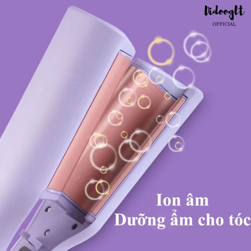 Máy Uốn Tóc Xoăn Sóng Nước Hippie 32mm Chất Liệu Gốm Sứ Ceramic Cao Cấp, Máy Làm Xoăn Sóng Nước Chỉnh Nhiệt ( didooglt ) | BigBuy360 - bigbuy360.vn