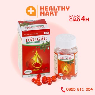 ✔️️️Dầu gấc Abipha - Bổ sung Vitamin A - Hỗ trợ cho người thị lực kém và quáng gà H100v