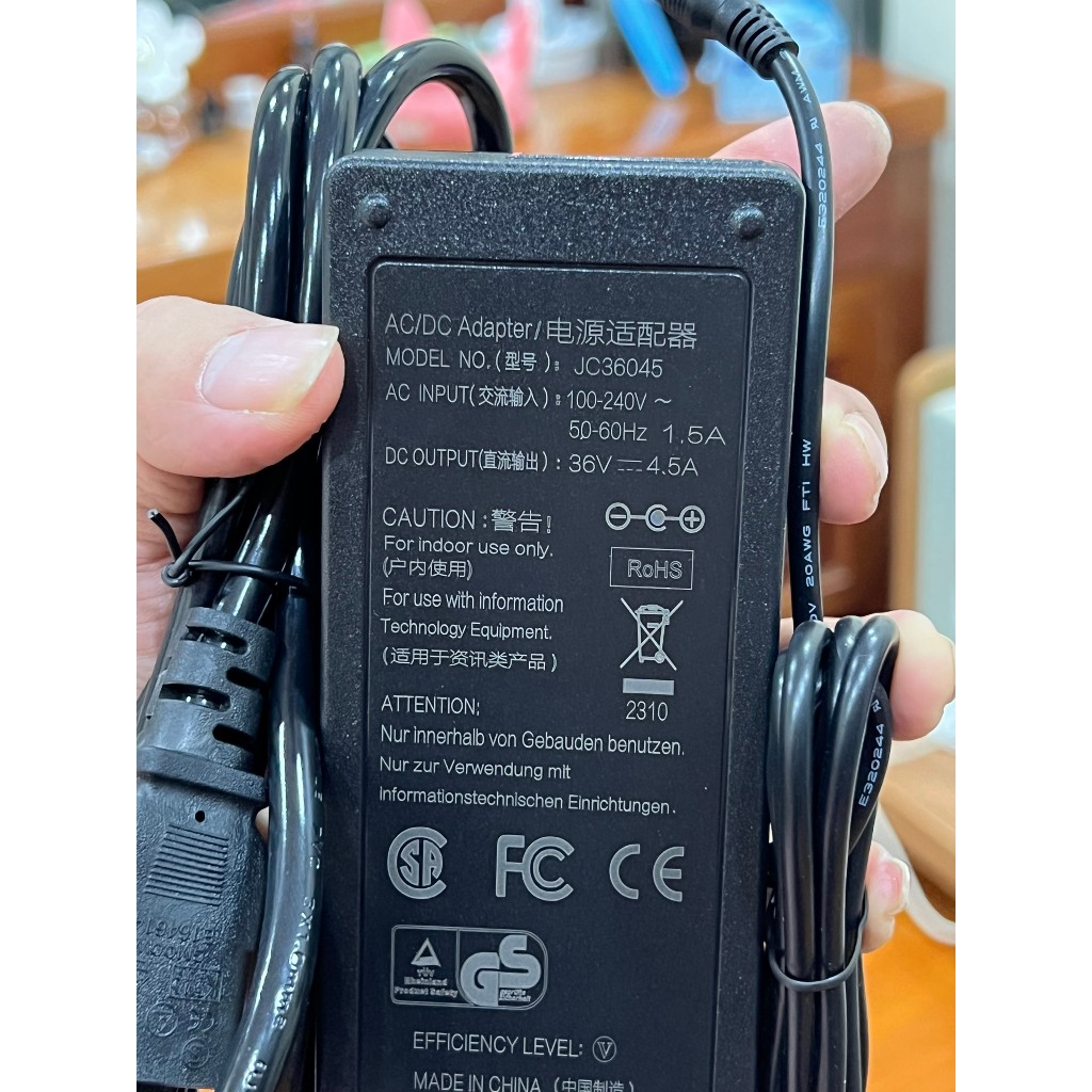 Adapter Nguồn 36V 4.5A Bảo hành 12 tháng