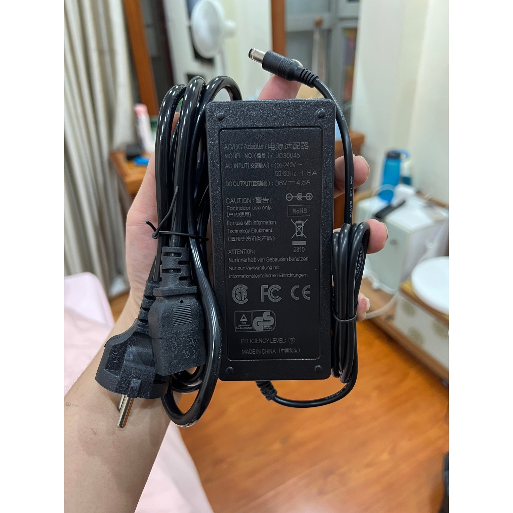 Adapter Nguồn 36V 4.5A Bảo hành 12 tháng