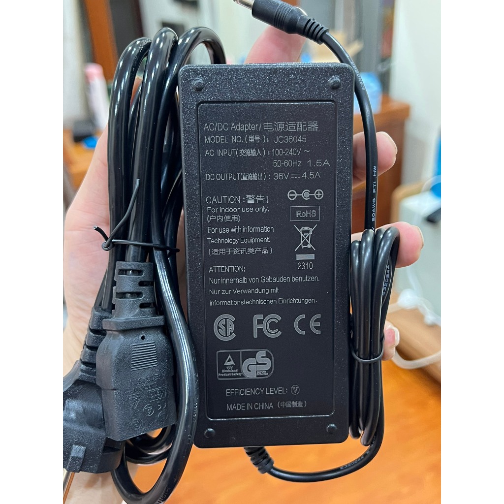 Adapter Nguồn 36V 4.5A Bảo hành 12 tháng
