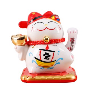 [Mã LIFEBKA5 giảm 10% tối đa 1 Triệu đơn 500k] Mèo Thần Tài Vẫy Tay Năng Lượng Ánh Sáng Siêu Cute