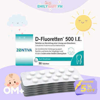 Vitamin D-Fluoretten dạng viên Đức cho bé cưng