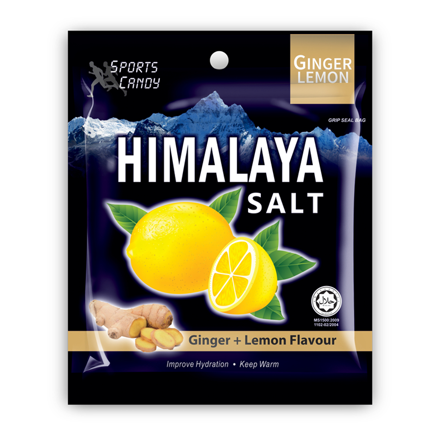 [Túi Zip 15g] Kẹo Chanh Muối Himalaya Salt Vị Gừng Ginger Lemon Flavour