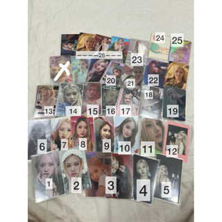 Official tổng hợp photocard rosé blackpink part2