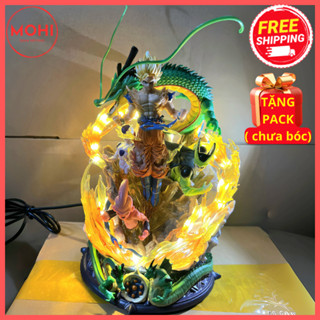 Mô hình Goku và các đối thủ Frieza, Mabu, Cell bọ hung siêu đẹp cao 23 cm - Mô hình Dragon Ball ( Tặng Poster)