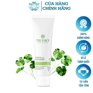 Gel Rửa Mặt Ngừa Mụn Truesky Việt Nam Chính Hãng 50ml Sữa Rửa Mặt Dịu Nhẹ Kiềm Dầu Tạo Bọt Rau Má Giảm Mụn Trắng Da Nữ