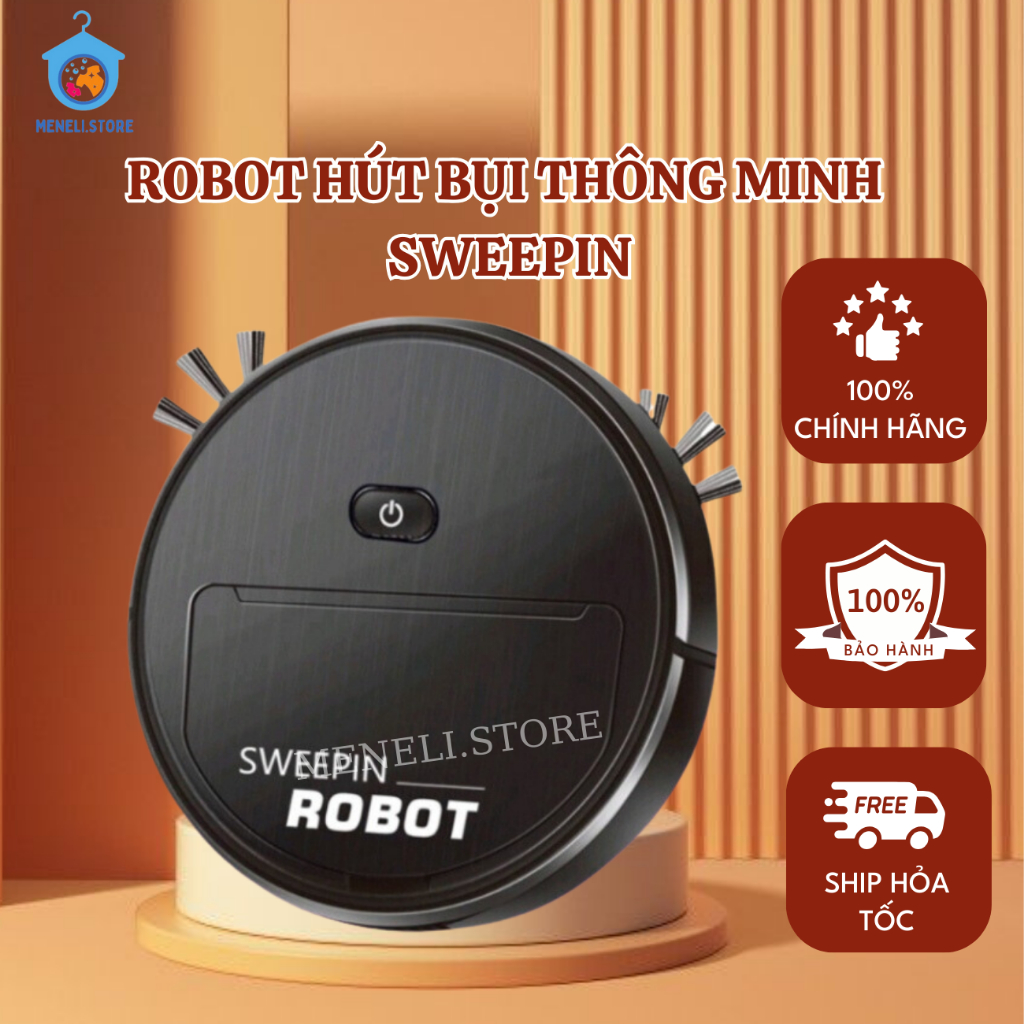 Robot Hút Bụi Lau Nhà EMBER Thông Minh Đa Chức Năng Siêu Sạch Giá Rẻ