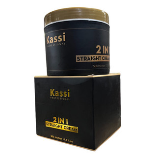 Thuốc Duỗi Tóc Kassi 2 in 1 Straight Cream 500ml (Không cần kem dập)