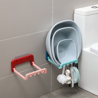  Giá Treo Thau Chậu Nhà Tắm Gắn Tường Đa Năng Chịu Tải 5KG Giá Để Đồ Tiện Lợi Có Thể Gấp Gọn 