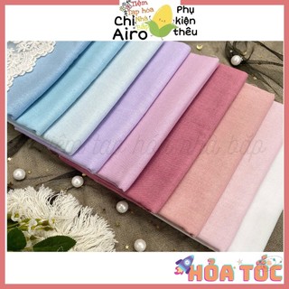 Vải Linen Bột Tông Màu Pastel