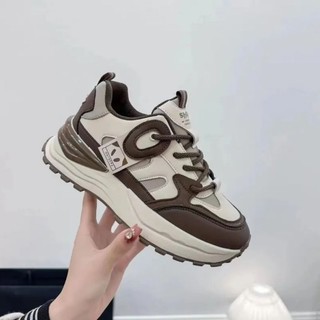 Hapu A32 Fashion Sport mắt gấu trúc - Giày Nữ 5cm trẻ trung và năng động Sneaker Shoes