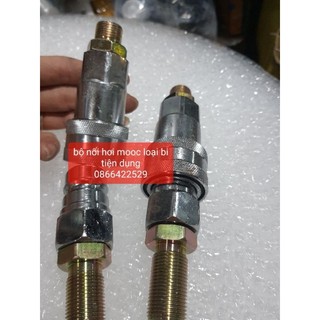 Đầu nối hơi của mooc loại nối nhanh có bi, nối hơi mooc nhanh ren 17mm