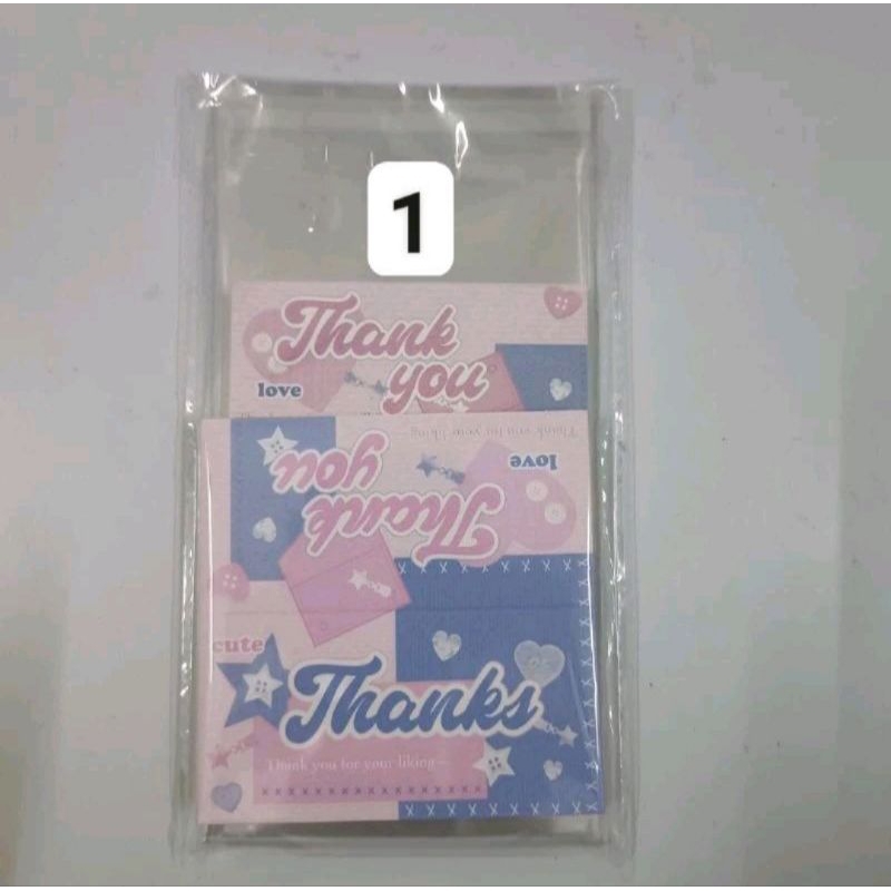 Combo 10 Sét Gồm Đầu + Bìa +Túi Bóng Kính Dùng Để Gói Hàng , Đựng Card Phong Cách Y2K