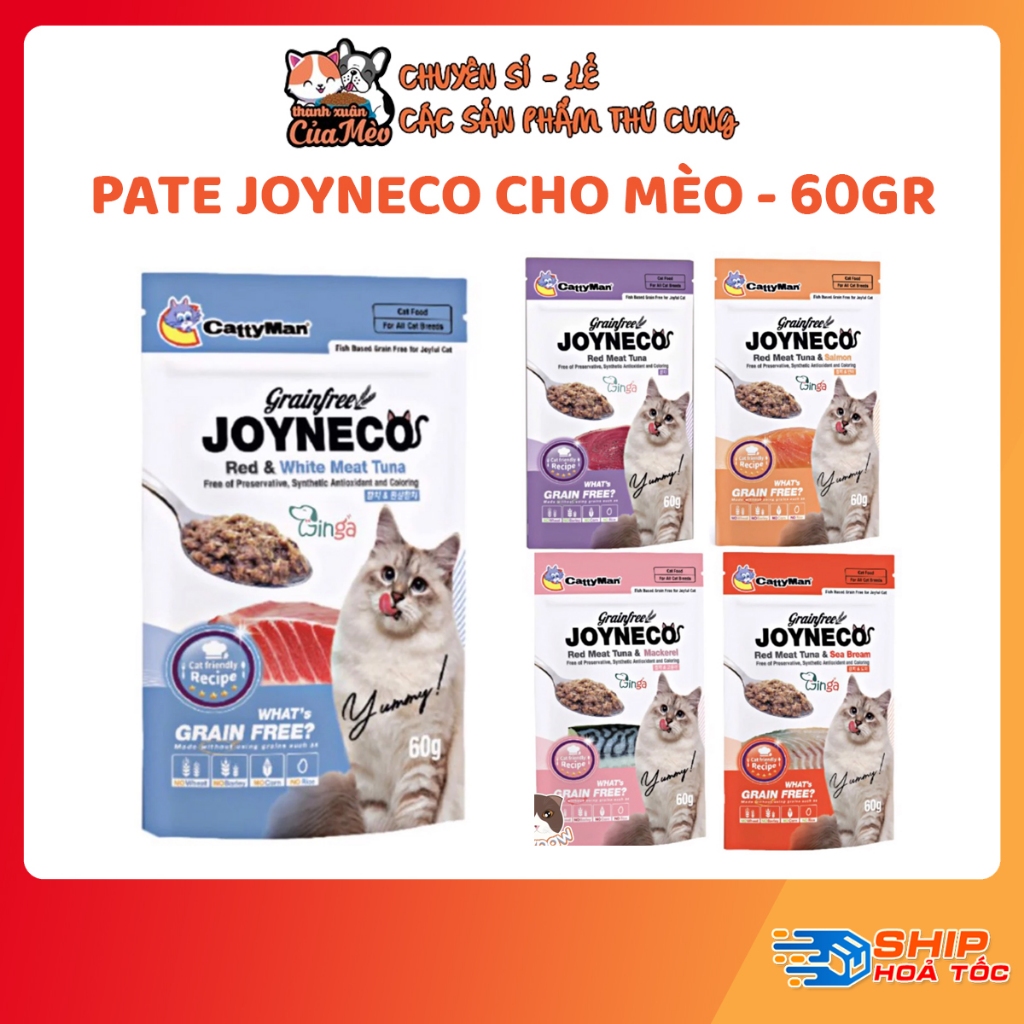 Pate Joyneco Cho Mèo - Túi 60Gr