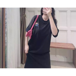 Đầm Suông WHO.AU Xuất Xịn Gấu Thêu Xịn Size S M ( Có Sẵn )