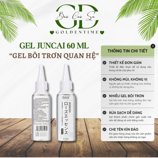 Gel bôi trơn JUNCAI quan hệ gốc nước rửa sạch dễ dàng - Chai 60ml
