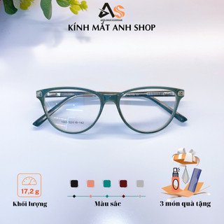Gọng kính mắt mèo nhỏ xinh chất liệu nhựa dẻo cốt kim loại chắc chắn bền đẹp 1303A