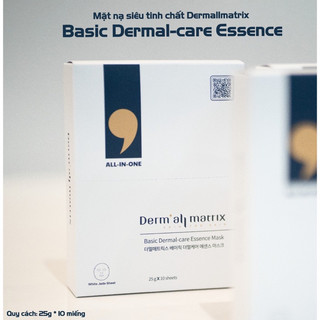 Hoả tốc 24/24 hộp 10 miếng mặt nạ derm all matrix basic dermal care essence mask 25g dưỡng ẩm, trắng da và chống lão hóa