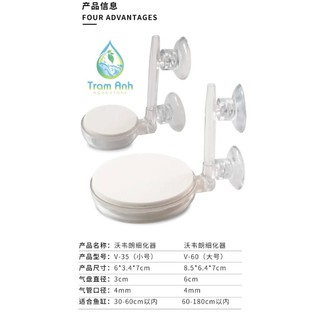 Đĩa sủi oxy VOONLINE - Cốc sủi ôxy siêu mịn