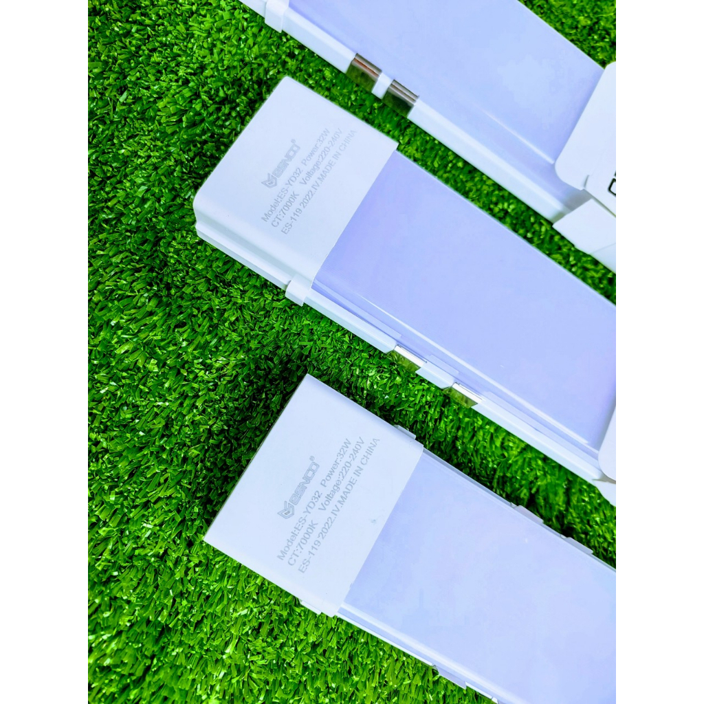 Combo 2 - 3 Đèn Led bán nguyệt đầu vuông 1.2m 60W ESNCO siêu sáng ánh sáng trắng 7000K