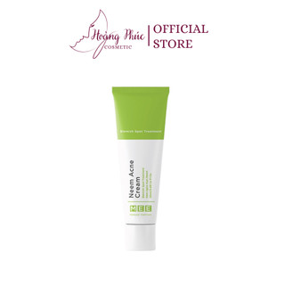 Chấm mụn thảo mộc mee natural - kem chấm mụn hỗ trợ giảm mụn, mờ thâm neem acne cream 20ml