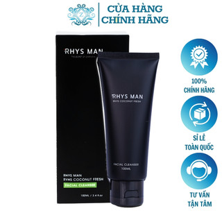 Sữa Rửa Mặt Cho Nam Rhys Man Chính Hãng 100ml Srm Sạch Sâu Dịu Nhẹ Kiềm Dầu Làm Trắng Da Ngừa Mụn Se Khít Lỗ Chân Lông