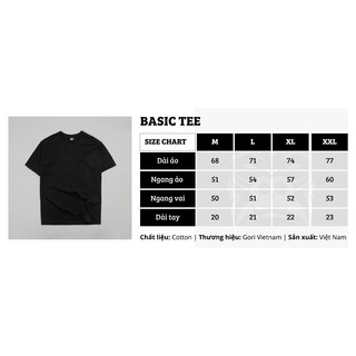 ÁO THUN TRƠN GORI BASIC MÀU XÁM CHÌ