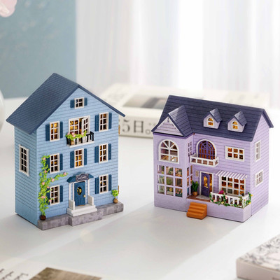 Mô hình nhà búp bê tự làm DIY, nhà gỗ Molan Manor hãng CUTEROOM
