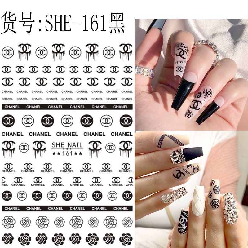 sticker dán trang trí móng nail các mẫu
