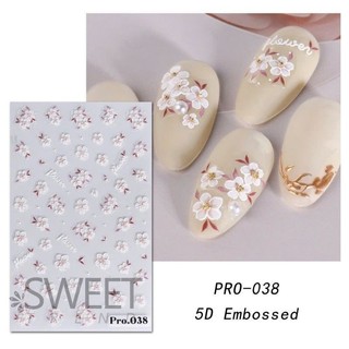 sticker hoa nổi 5D
