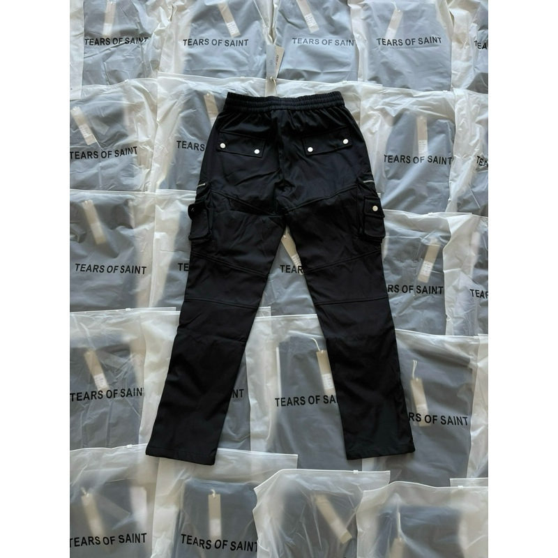 Quần Cargo Pant - Tear Of Saint - vải gió túi zip ống loe new2023
