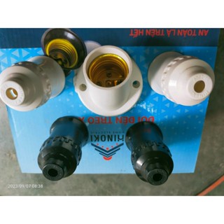 Đui Đèn Gắn Tường , Đui Vát Tường , Đui đèn thả , Chống Nước , Đui Đèn Gắn Ốp Tường Dùng Cho Bóng Điện Đui Xoáy