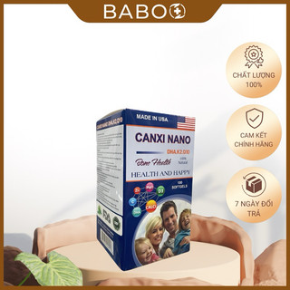 Viên uống bổ xương khớp canxi nano dha,k2,q10 bone health hộp 1 lọ 100 viên