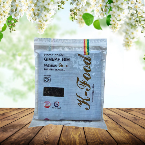Rong biển cuộn cơm gói 50 lá,10 lá Kfood Hàn Quốc