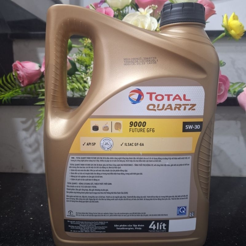 NHỚT ĐỘNG CƠ TOTAL QUARTZ 9000 FUTURE GF6 5W-30