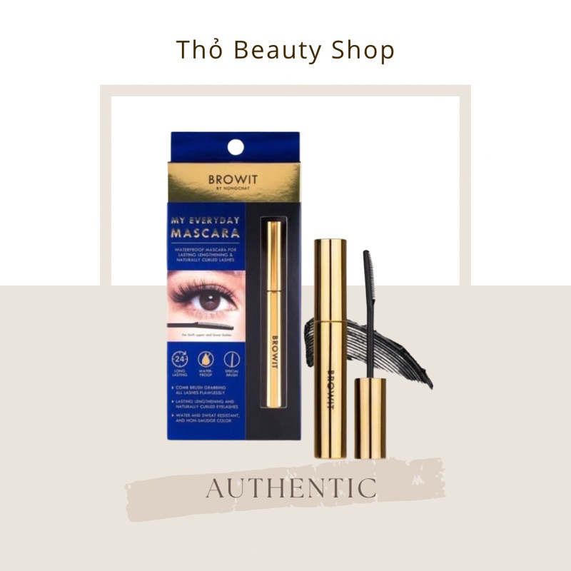 Chuốt mi Mascara Browit by Nongchat (made in Thailand)