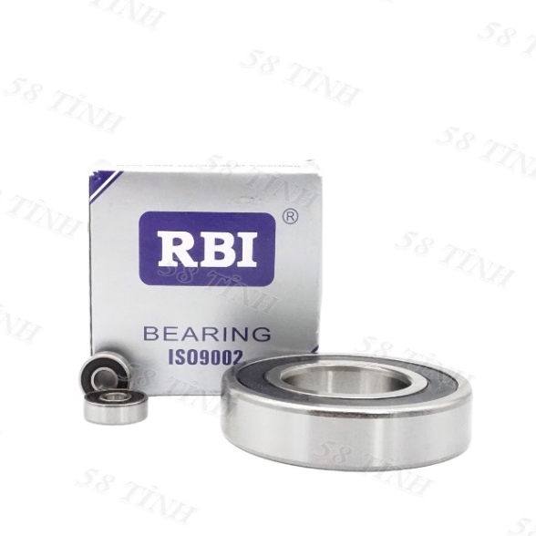 Vòng Bi 6306, 6307, 6308, 6309, 6310 DDU, Bạc Đạn Nắp Nhựa Chính Hãng Hiệu RBI