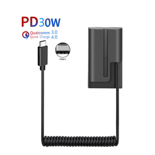 Dummy type-c sony f970 f750 f550 | pin giả pin ảo pin dummy battery dc coupler sony f970 f750 f550 f980 f990 f730 f530